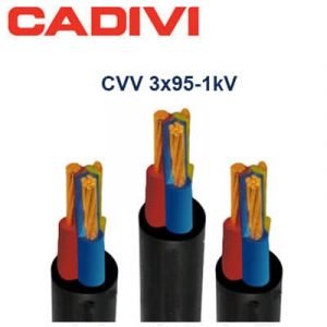 Cáp điện Cadivi CVV-3x95mm2, 0.6/1kV