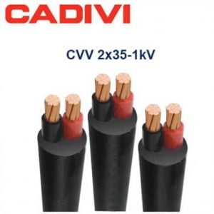 Cáp điện Cadivi CVV-2x35mm2, 0.6/1kV