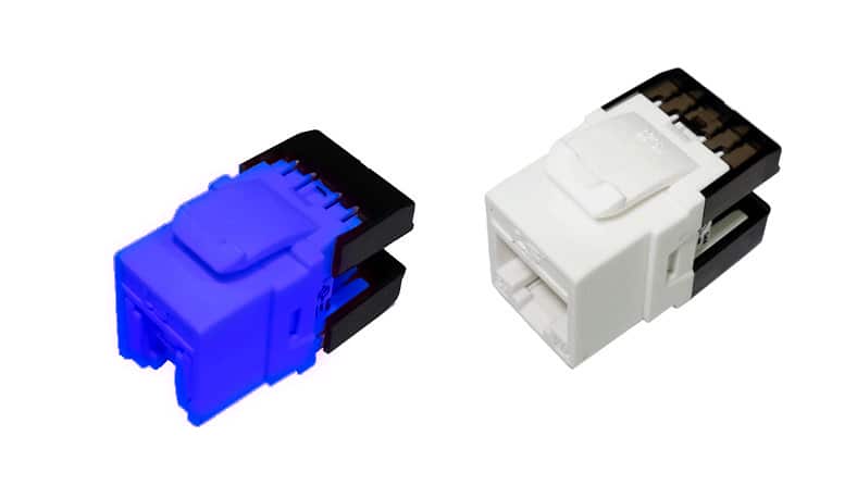 Đầu nối cáp UTP CAT5e, có mặt che, không chống nhiều